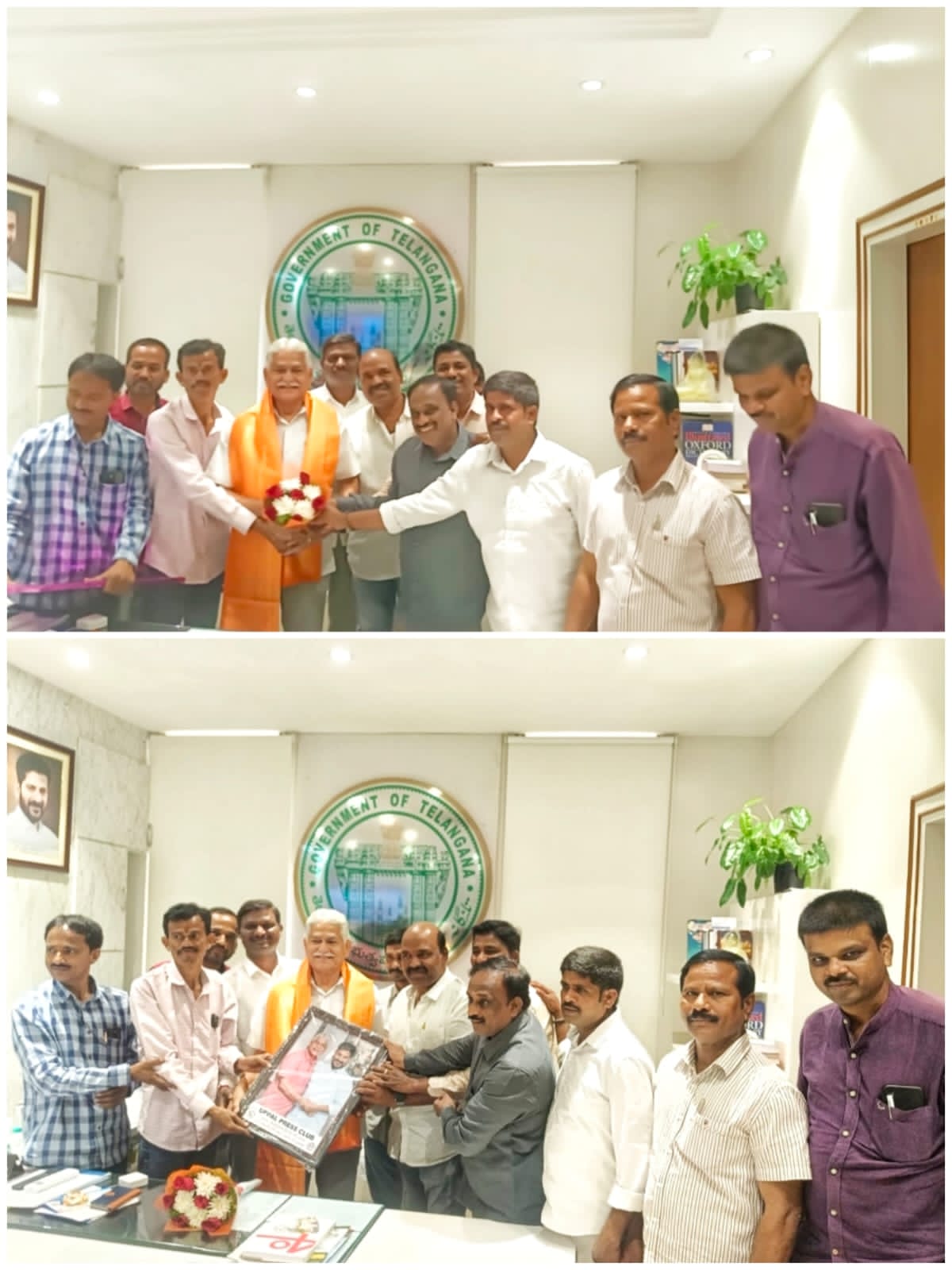 K. Srinivas Reddy, Chairman of the Media Academy, assured complete support to the Uppal Press Club.