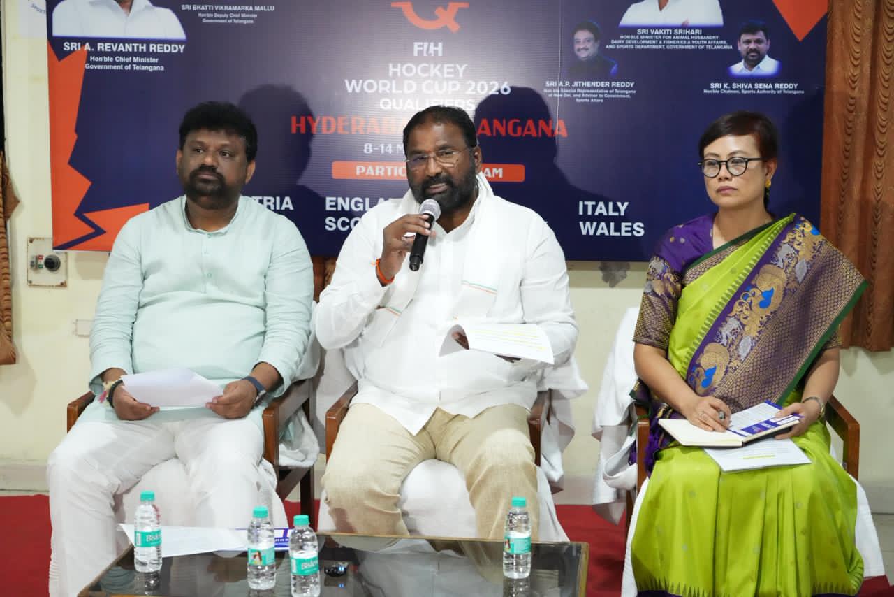 The Women's World Hockey Cup 2026 qualifying tournament will be held in Gachibowli from March 8.