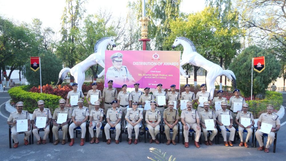 RPF South Central Railway Honours 26 Personnel for Exemplary Service at Moula-Ali Training Centre