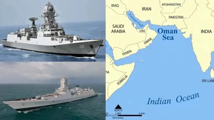 ఐఎన్‌ఎస్ సురత్ హార్మూజ్ జలసంధిలో మోహరించింది – భారత నావికాదళం సముద్ర భద్రతను పెంచింది