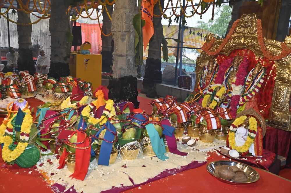 Maha Kumbhabhishekam at Kanakadurga Temple: Rituals Concluded with Harathus and Mantrapushpam