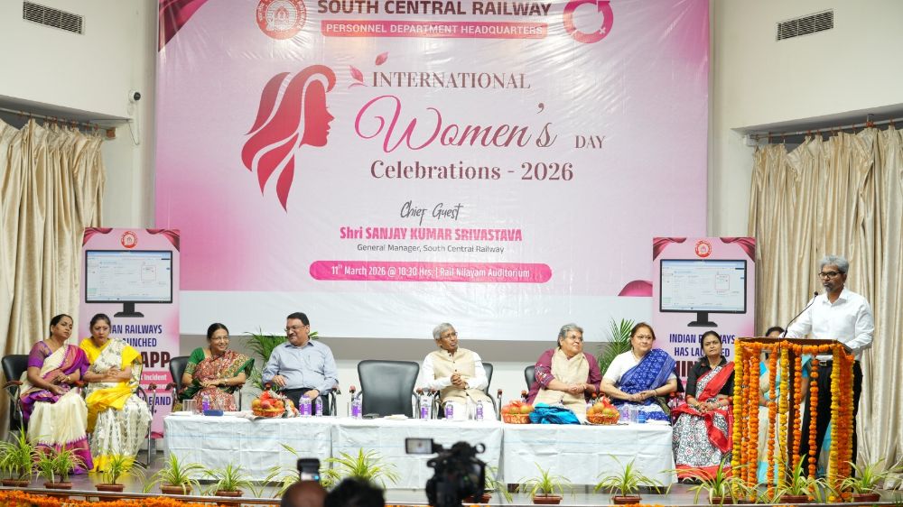 South Central Railway Celebrates International Women’s Day at Rail Nilayam, Secunderabad