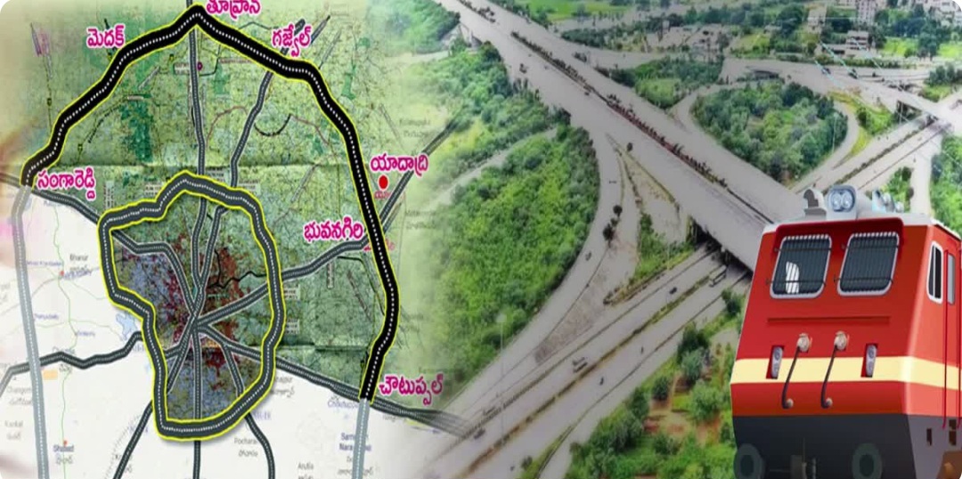 Centre Gives Green Signal for Survey for Hyderabad Regional Ring Rail Project