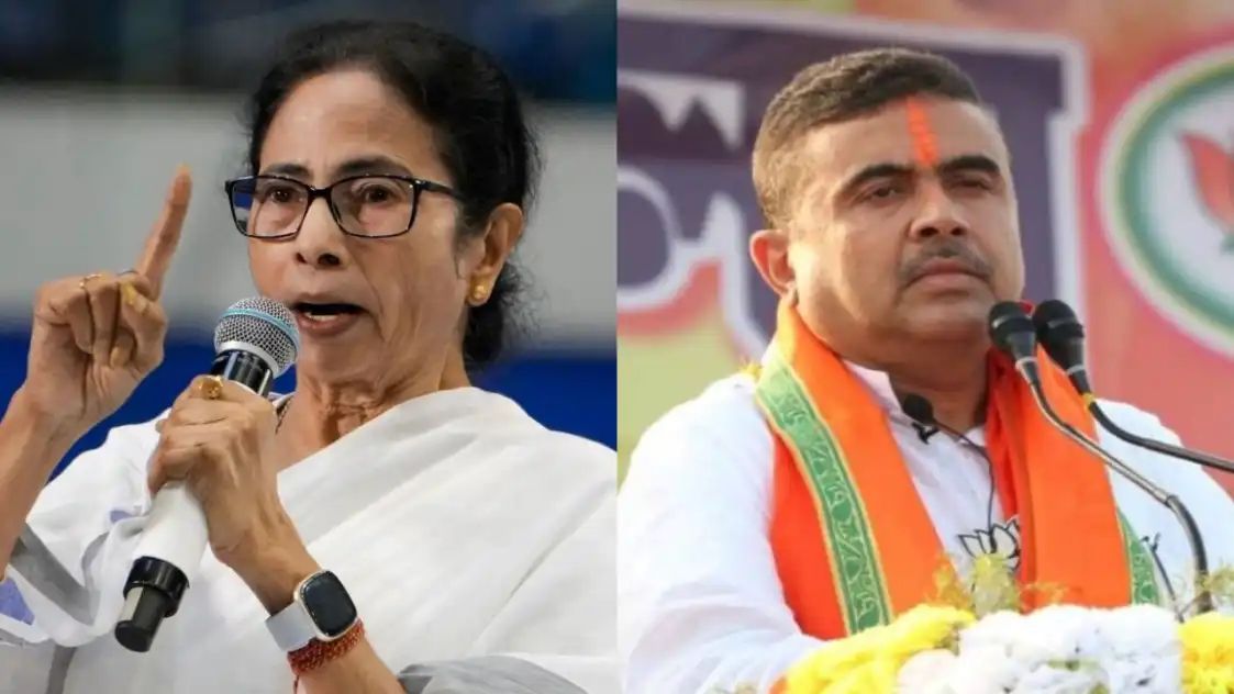 Suvendu Adhikari Set to Challenge Mamata Banerjee, Bengal Political Battle Intensifies