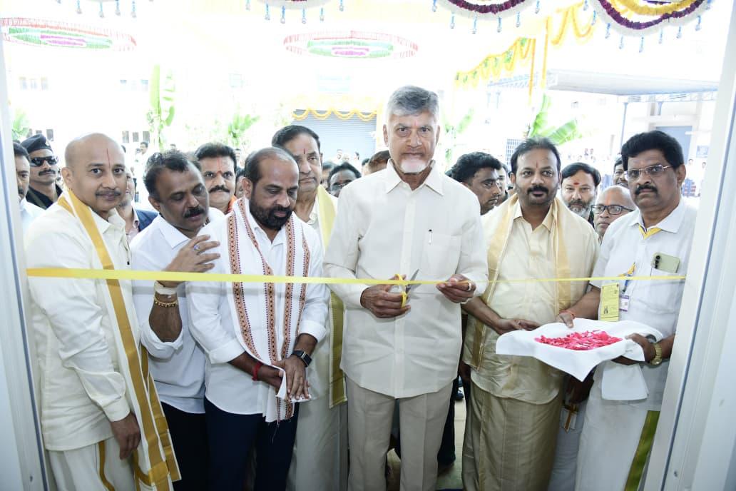 AP CM Chandrababu Naidu Visits Tirumala with Family, Serves Devotees
