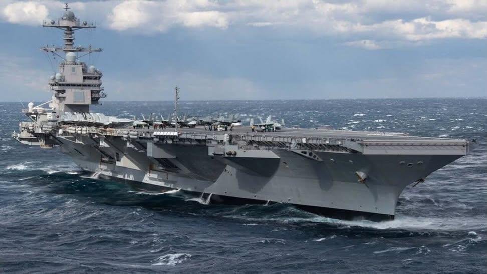🚨 US Aircraft Carrier Faces Technical Setback, Docks in Crete for Repairs