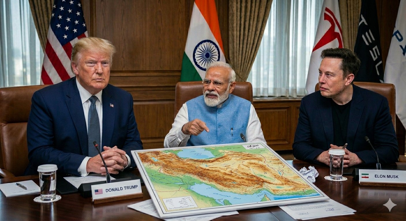 Elon Musk Joins Modi–Trump Call on Iran War, Sparks Global Attention