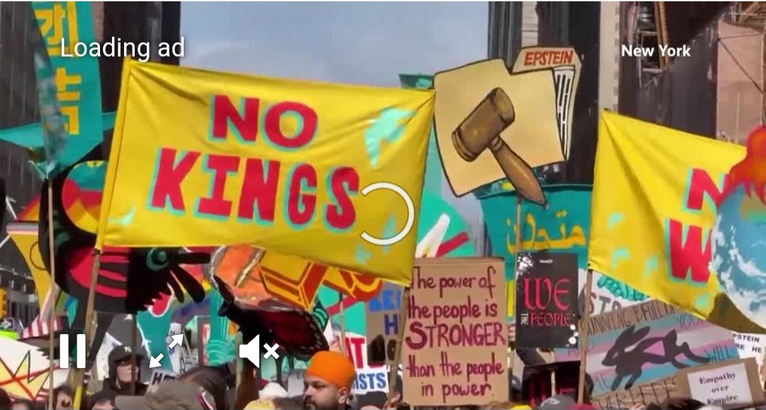 Massive “No Kings” Anti-War Rallies Erupt Across US Against Donald Trump