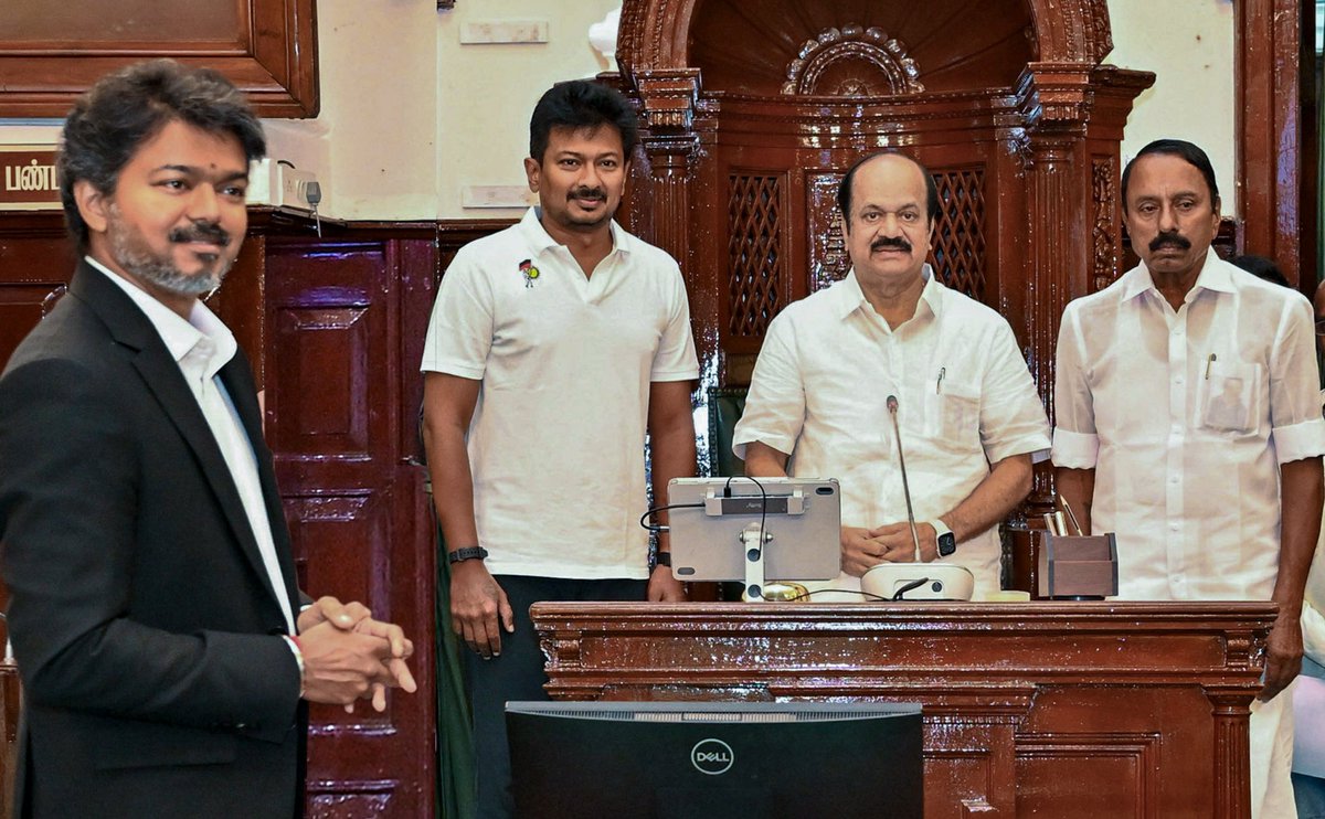 तमिलनाडु विधानसभा में टीवीके नेतृत्व मजबूत हुआ, अध्यक्ष और उपाध्यक्ष का सर्वसम्मति से चुनाव; कल होगा फ्लोर टेस्ट