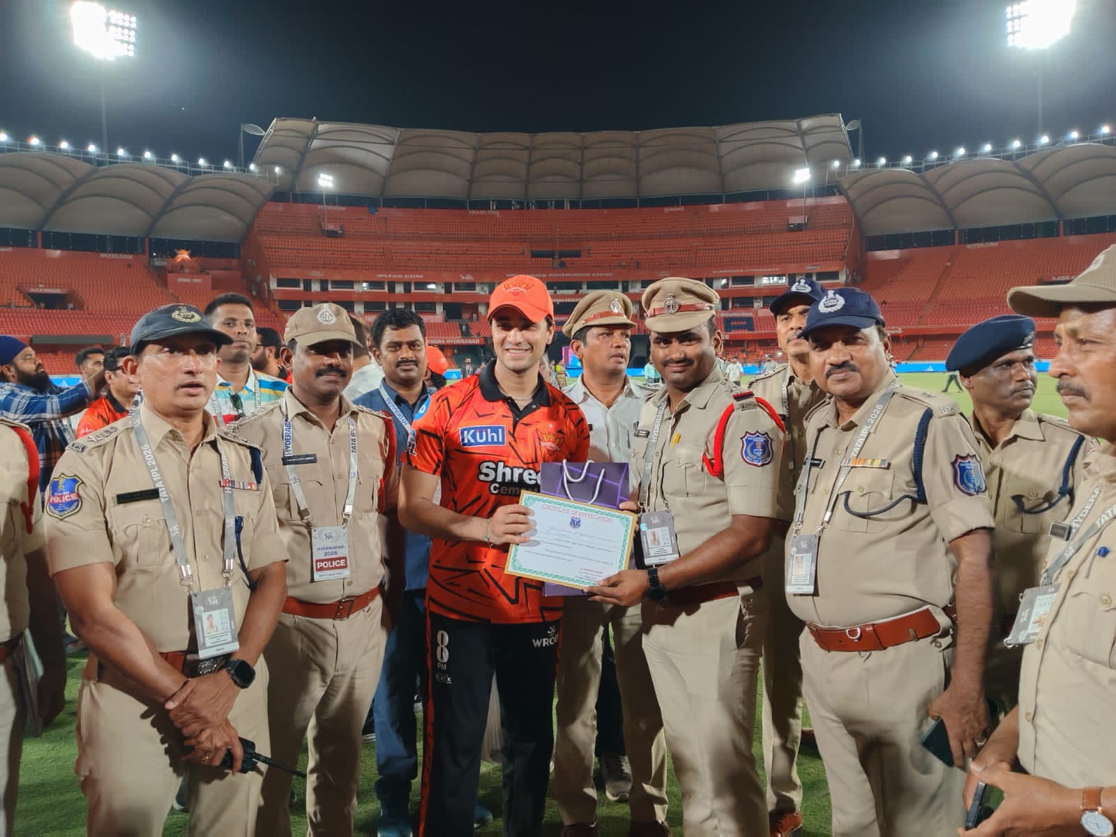 The Uppal police have been praised for their exceptional services in managing security during Indian Premier League matches.