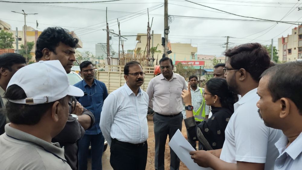 MMC Commissioner Vinay Krishna Reddy Conducts Extensive Field Inspection, Pushes for Faster Civic Development