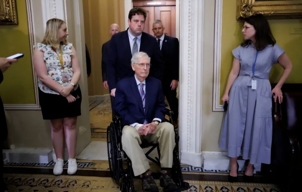 Mitch McConnell Ends Health Speculation, Confirms Fall Led to Hospitalisation