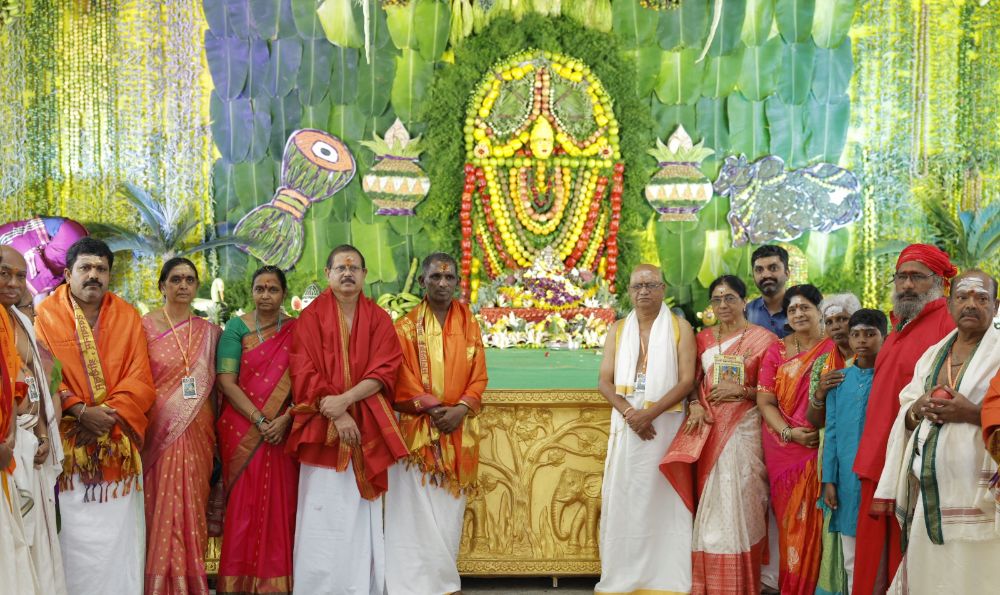 Srisailam Temple Celebrates Traditional Shakambari Festival with Grand Devotional Fervour