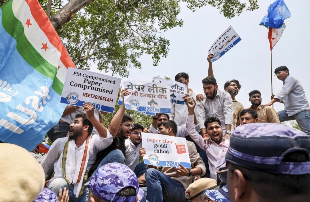 UGC-NET Row Explodes: NSUI Storms NTA Office in Delhi, Students Demand Accountability